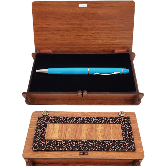 Toptan Ahşap Deri Kutulu Kalem