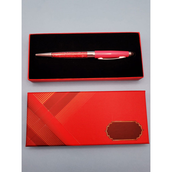 Toptan Touchpen Pembe Taşlı Kalem Toptan Touchpen Pembe Taşlı Kalem