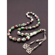 Toptan Renkli Mozaik Tasarımlı Tesbih