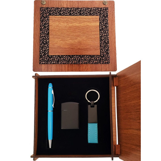 Toptan Çakmak ve Mavi Kalem Anahtarlık Set