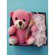 Toptan Hostes Biblo ve Pembe Peluş Ayıcıklı Set Toptan Hostes Biblo ve Pembe Peluş Ayıcıklı Set