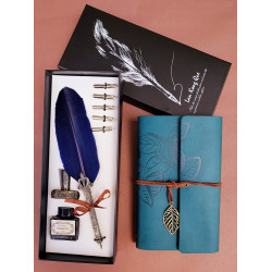 Toptan Deri Hatıra Defteri ve Divit Mürekkepli Kalem Seti