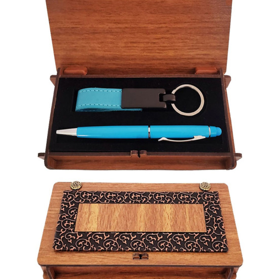 Toptan Mavi Kalem ve Anahtarlık