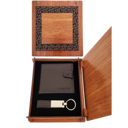 Toptan Deri Kutulu Cüzdan ve Anahtarlık Set