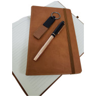 Toptan Taba Defter Anahtarlık ve Roller Kalem 