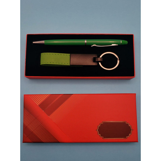 Toptan Yeşil Anahtarlık ve Kalem