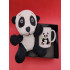 Toptan Peluş Oyuncak Panda ve Kupa Seti