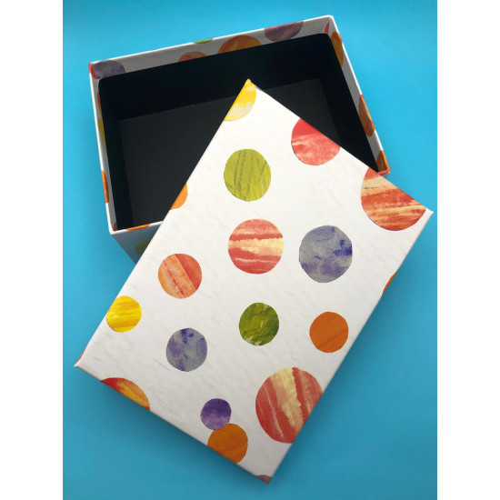 Toptan Renkli Puantiyeli Kutu