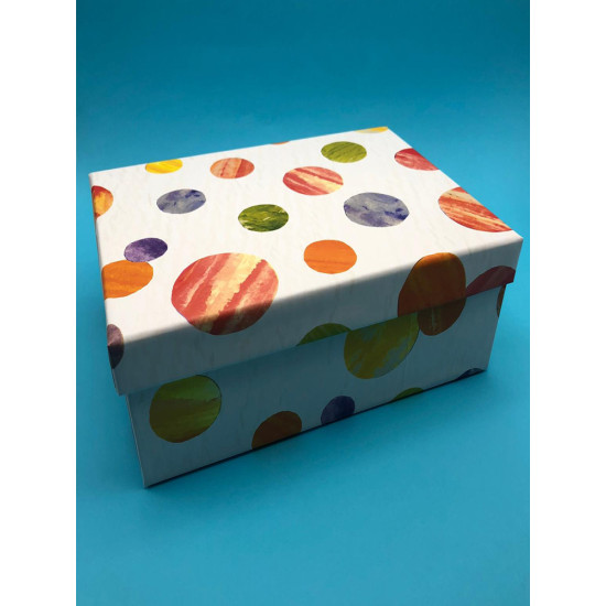 Toptan Renkli Puantiyeli Kutu