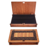 Toptan Ahşap Deri Kutulu Kalem Kutusu