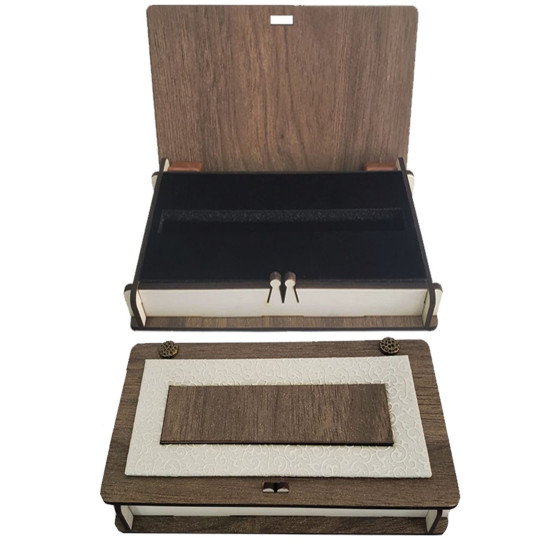 Toptan Süngerli Ahşap Kalem Kutusu