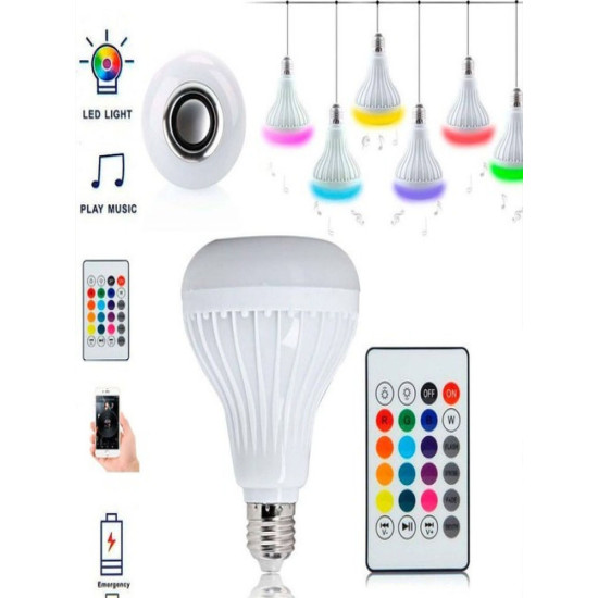 Toptan Uzaktan Kumandalı Bluetooth Led Ampül Lamba Toptan Uzaktan Kumandalı Bluetooth Led Ampül Lamba