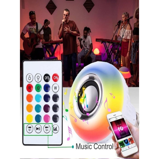 Toptan Uzaktan Kumandalı Bluetooth Led Ampül Lamba Toptan Uzaktan Kumandalı Bluetooth Led Ampül Lamba
