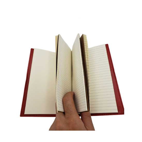 Toptan Pusula Tasarımlı Deri Defter
