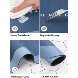 Toptan Kaymaz Tabanlı Su Emici Paspas