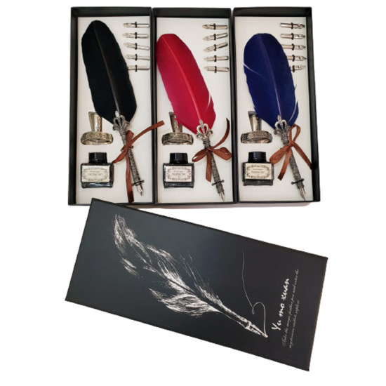 Toptan Masaüstü Tüylü Divit Kalem Seti