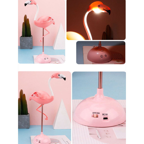 Toptan Usb'li Flamingo Gece Lambası