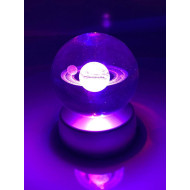 Toptan Işıklı Gezegen Cam Küre