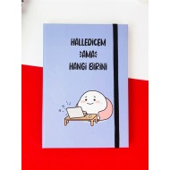 Toptan Halledicem Ama Hangi Birini Temalı Çizgisiz Defter