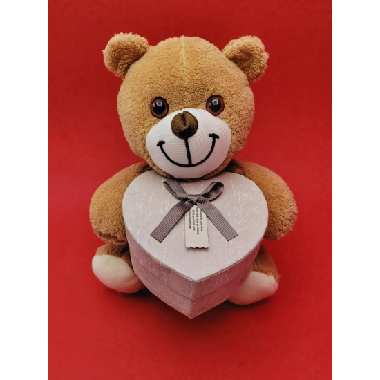 Toptan Kutulu Kahverengi Peluş Ayı