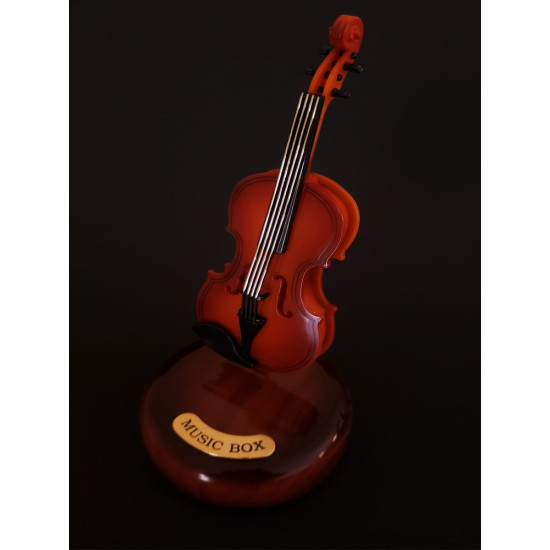 Toptan Keman Tasarımlı Dekoratif Müzik Kutusu