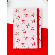 Toptan Kiraz Tasarımlı Lastikli Defter Toptan Kiraz Tasarımlı Lastikli Defter