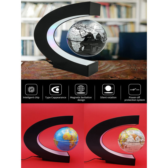 Toptan Havada Dönen Manyetik Sihirli Dünya Küre