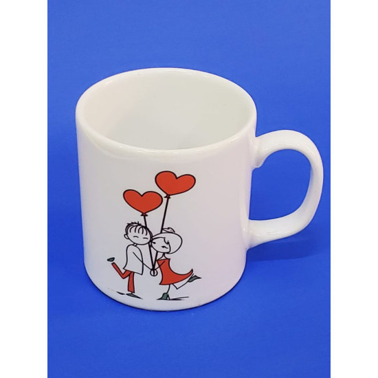 Toptan Mutlu Çift Tasarımlı Kupa Bardak 