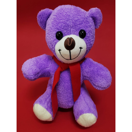 Toptan Sevimli Peluş Mor Ayıcık
