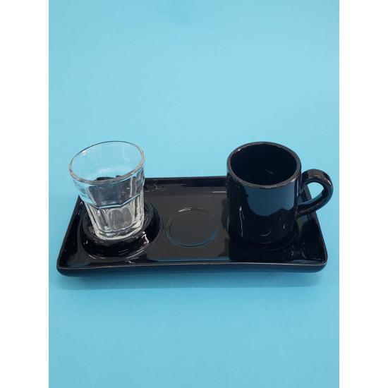 Toptan Sunum Tabaklı Kahve Fincanı 