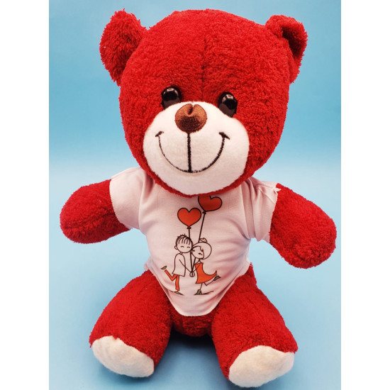 Toptan Tişörtlü Peluş Oyuncak Ayı