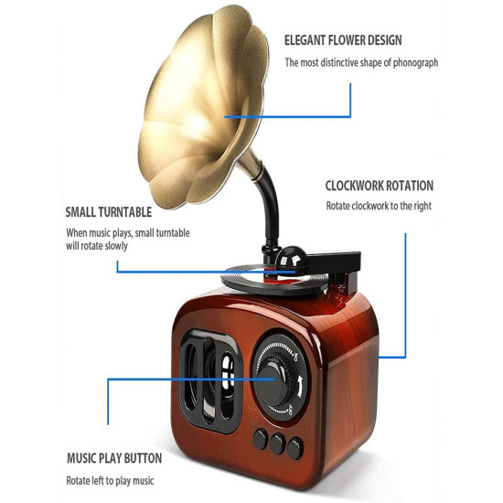 Toptan Nostaljik Gramafon Müzik Kutusu Toptan Nostaljik Gramafon Müzik Kutusu