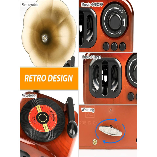 Toptan Nostaljik Gramafon Müzik Kutusu Toptan Nostaljik Gramafon Müzik Kutusu