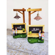 Toptan Işıklı Resim Çerçeveli Biblo