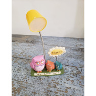 Toptan 3'lü Baykuş Masa Lambası