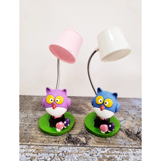 Toptan Ledli Baykuş Masa Lambası