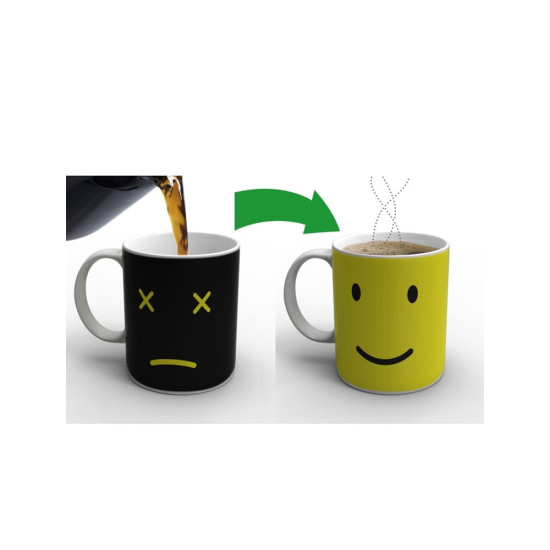 Toptan Renk Değiştiren Smile Kupa Bardak