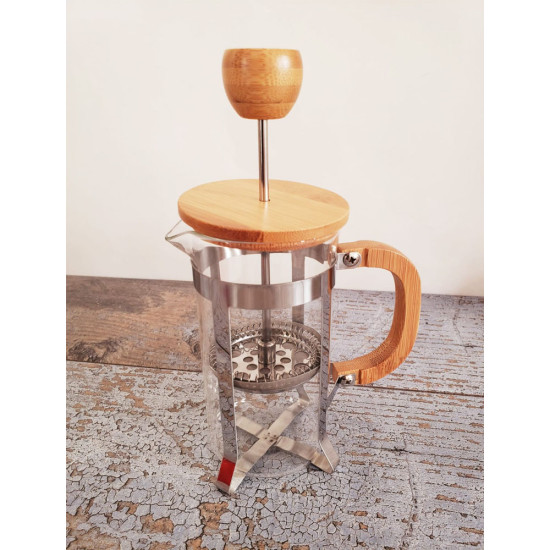 Toptan Bambu Kapaklı French Press Toptan Bambu Kapaklı French Press