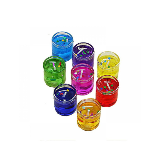 Toptan Renkli Mini Jel Mum Toptan Renkli Mini Jel Mum