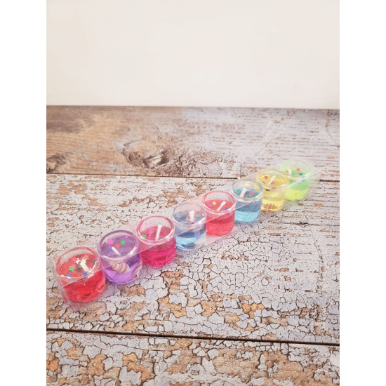 Toptan Renkli Mini Jel Mum Toptan Renkli Mini Jel Mum