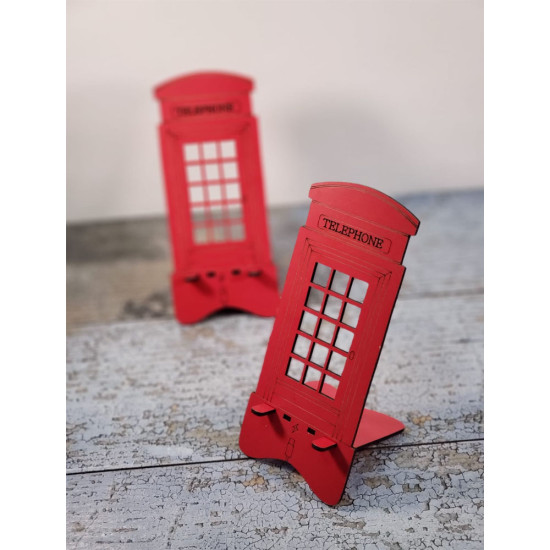 Toptan Ahşap London Telefon Tutucu Toptan Ahşap London Telefon Tutucu