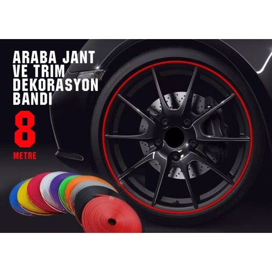 Toptan Araba Jant ve Trim Dekorasyon Bandı Jant Şeridi Toptan Araba Jant ve Trim Dekorasyon Bandı Jant Şeridi