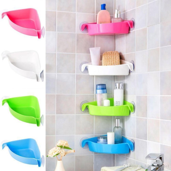 Toptan Banyo Mutfak Için Vantuzlu Köşe Rafı Toptan Banyo Mutfak Için Vantuzlu Köşe Rafı