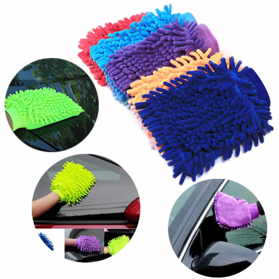 Toptan Microfiber Araba Yıkama ve Temizlik Eldiveni