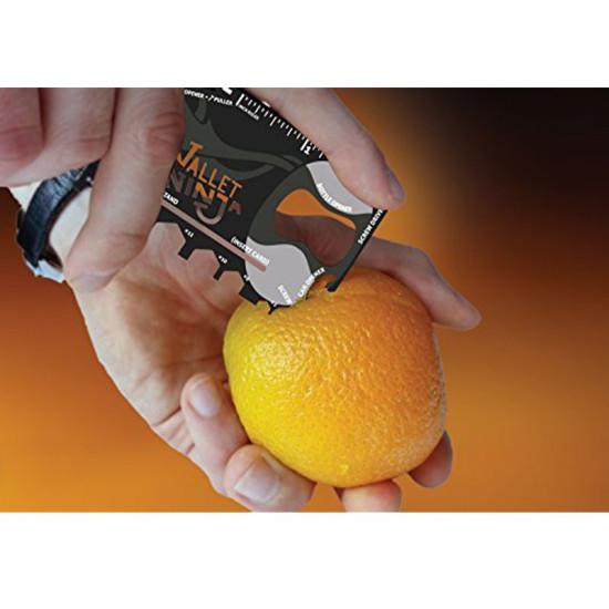 Toptan Ninja Wallet 18 In 1 Credit Card Multi Tool Kit Toptan Ninja Wallet 18 In 1 Credit Card Multi Tool Kit