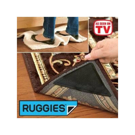 Toptan Halı Kaydırmaz Ped- Ruggies 4'lü Toptan Halı Kaydırmaz Ped- Ruggies 4'lü