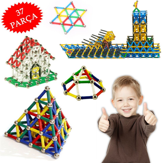 Toptan Manyetik Lego Seti 37 Parça Toptan Manyetik Lego Seti 37 Parça