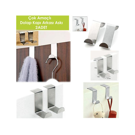 Toptan 2'li Kapı Arkası Metal Askı Toptan 2'li Kapı Arkası Metal Askı