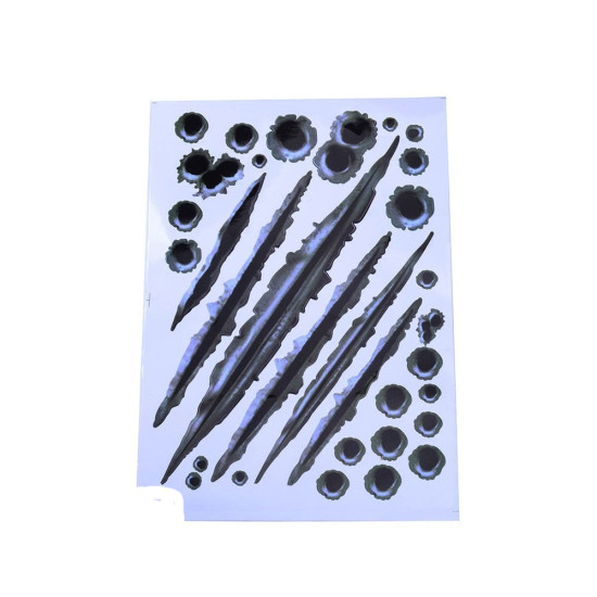 Toptan 3D Kurşun Deliği Sticker