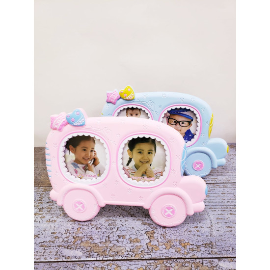 Toptan Araba Tasarımlı 2'li Bebek Fotoğraf Çercevesi Toptan Araba Tasarımlı 2'li Bebek Fotoğraf Çercevesi